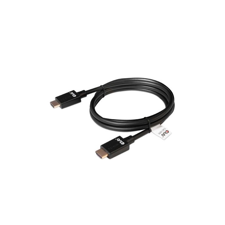 cable certificado hdmi club3d 1.5m ultra alta velocidad 4k120hz 8k60hz 48gb m m 1,5m