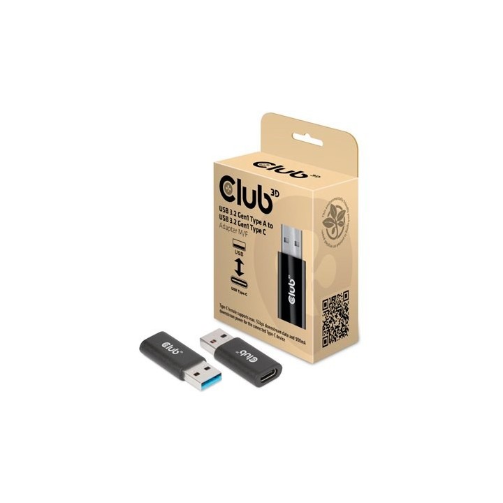 adaptador usb-a 3.2 gen1 a usb-c club3d m h adaptador usb a a usb c 5gps