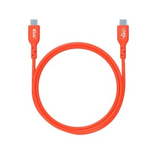 cable carga club3d certificado  usb2 tipo-c 2m usb-if datos 480mb  pd 240w(48v 5a) epr m m 2m
