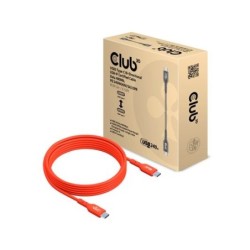 cable carga club3d certificado  usb2 tipo-c 2m usb-if datos 480mb  pd 240w(48v 5a) epr m m 2m