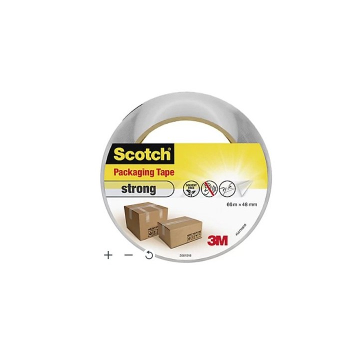 scotch rollo cinta de embalaje uso general transparente 48mm x 66m 4501t6648 scoth 7100303338