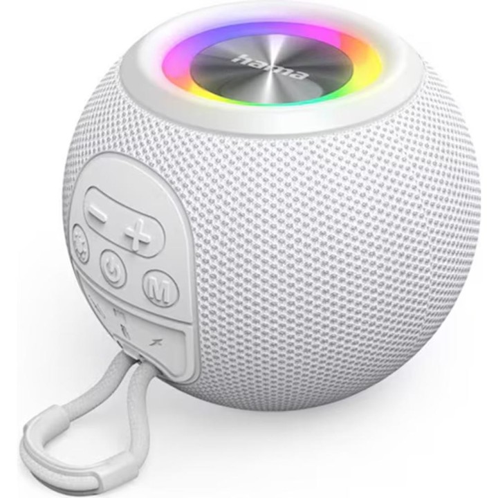 hama altavoz hama ball shape mono blanco