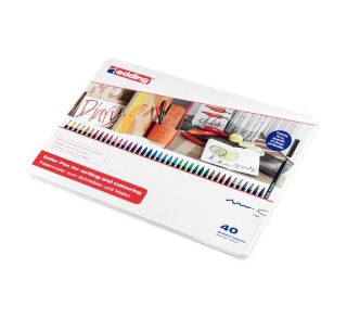 caja metal 40un rotuladores surt. edding 1300-40 s