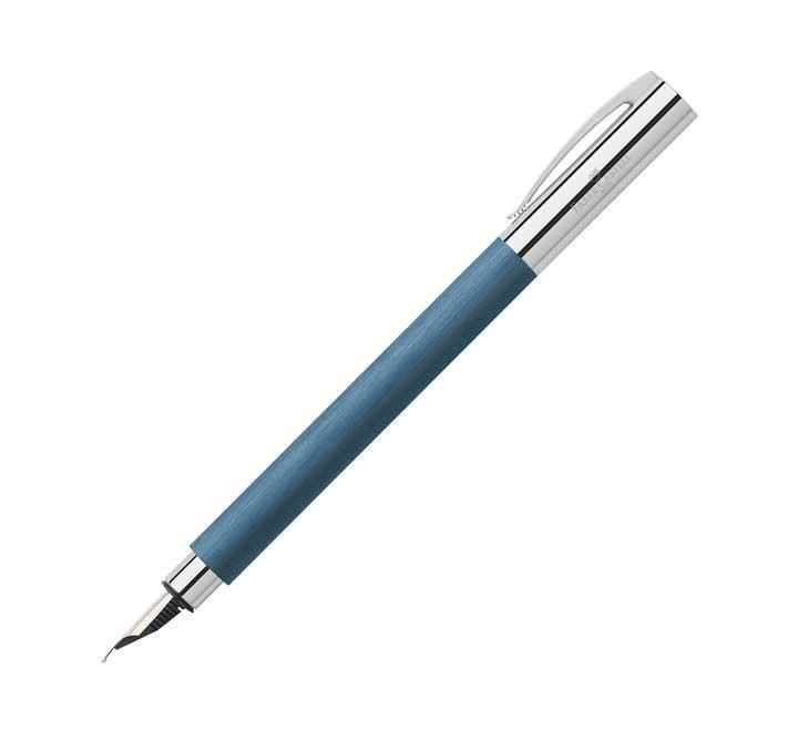 pluma faber castell ambition resina m azul