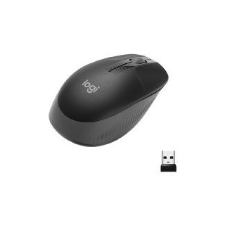 logitech mouse raton logitech m190 full size optico wireless inalambrico gris marengo