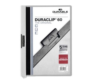 carp pinza durable duraclip 60h a4 gris
