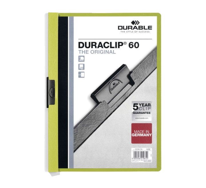 carp pinza durable duraclip 60h a4 verde