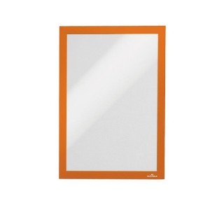 b. 2 marco durable duraframe adh a4 naranja