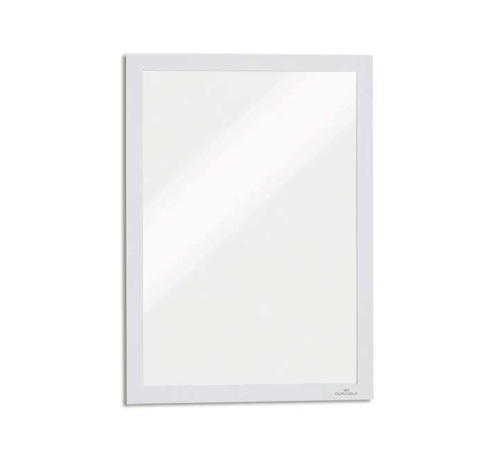 b. 2 marco durable duraframe adh a4 blanco