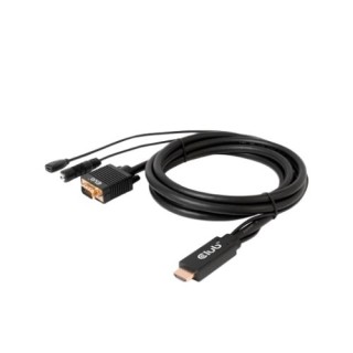 cable club3d hdmi a vga cable hdmi a vga 2m  1080p m m