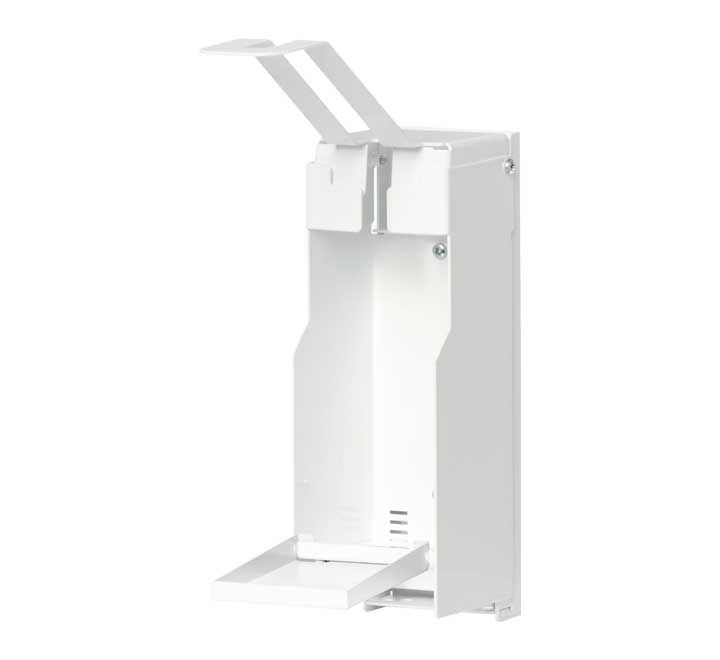 dispensador gel desinf. durable pared blanco