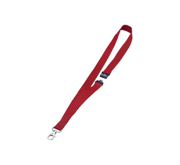 cinta portanom. durable c/cierre 20mm rojo 8137-03