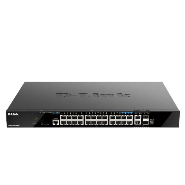 d-link dgs-1520-28mp/e switch 20xgbe poe 2x10 sfp+