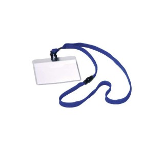 c. 10 identif. tarjetas durable cinta 10mm azul os