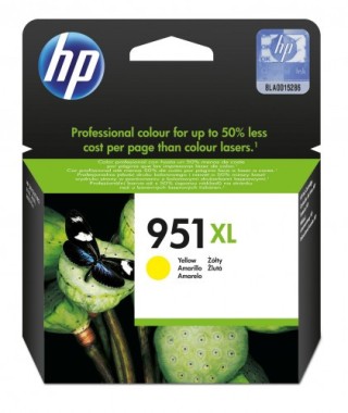 hp hp 951xl cartucho de tinta hp951xl amarillo (cn048ae)