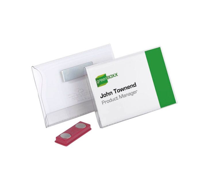 c.25 identific. durable magnetico pvc 54x90mm