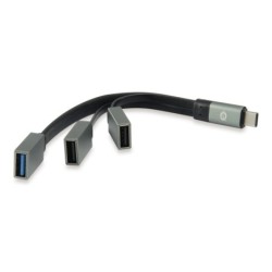 conceptronic hub usb tipo c conceptronic hubbies01g 1 x usb 3.0 - 2 x usb 2.0