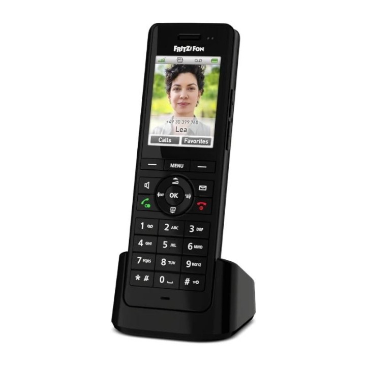 fritz fon x6 telefono inalamb.dect negro