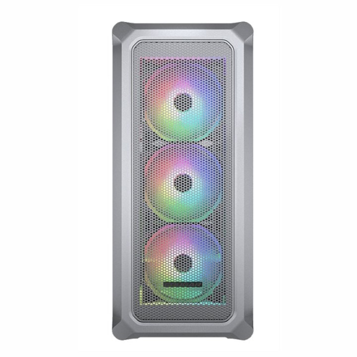 cougar caja semitorre  archon 2 mesh rgb blanco to