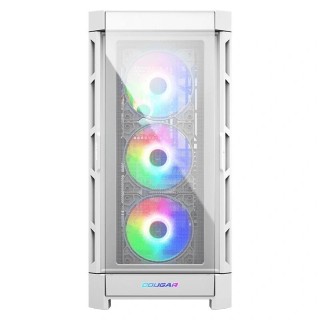 cougar caja semitorre duoface pro rgb blanca