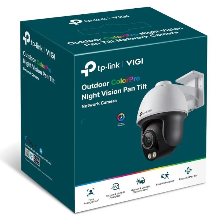 vigi camara ip pt c540s 4mp plastico full-color 4m