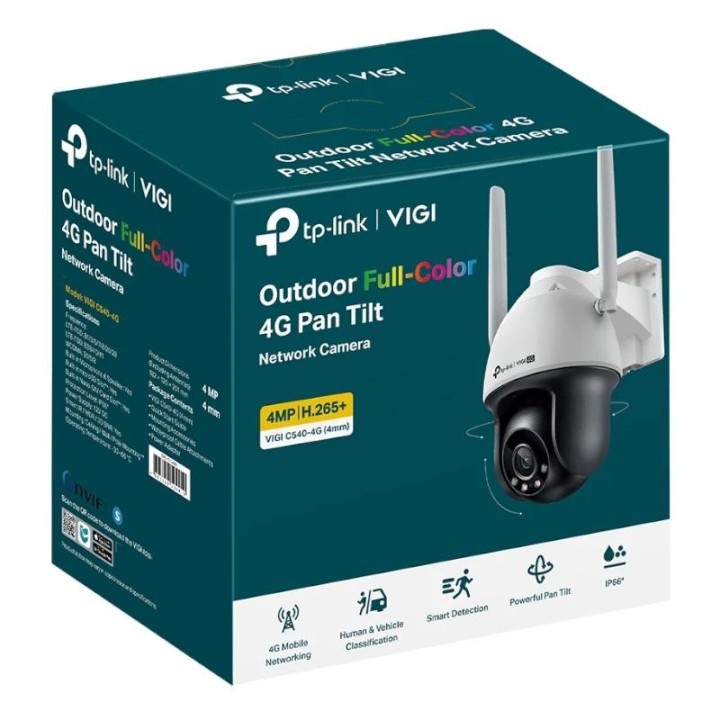 vigi camara ip pt c540-4g 4mp plastico full-color