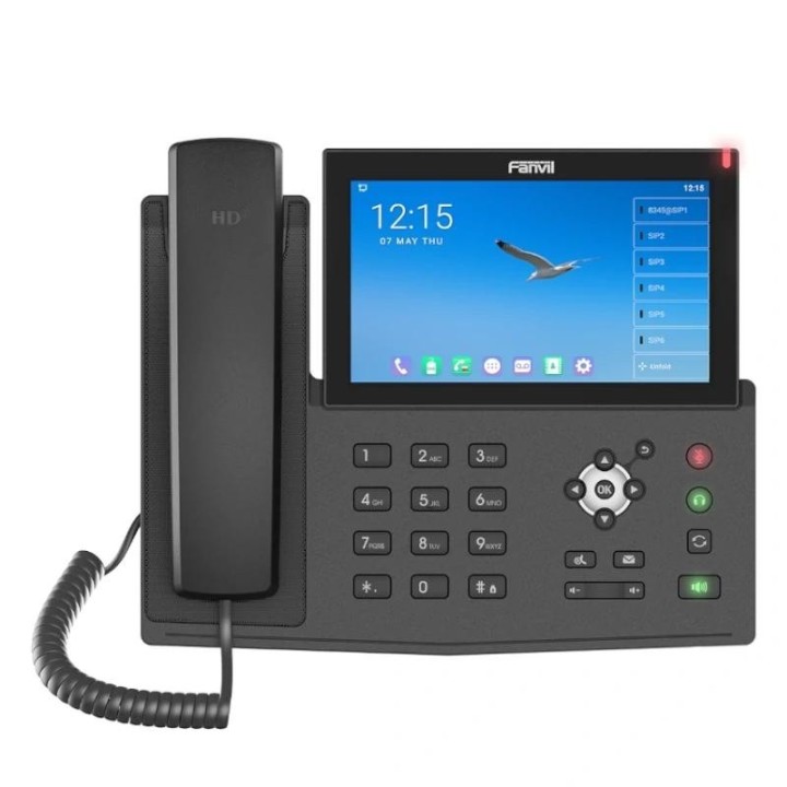 fanvil x7a, 20 lineas sip, telefono android