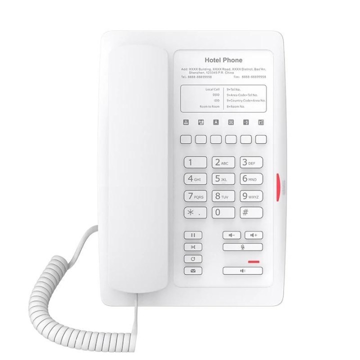 fanvil h3 telefono ip hotel, placa personalizada b