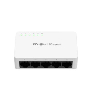 ruijie unmanaged switch 5xgb rj45 plastic case