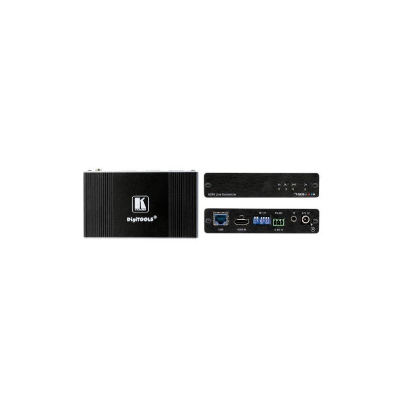 kramer kramer / transmisor hd base t alto rendimiento / 4k / hdmi / tp-583txr / negro