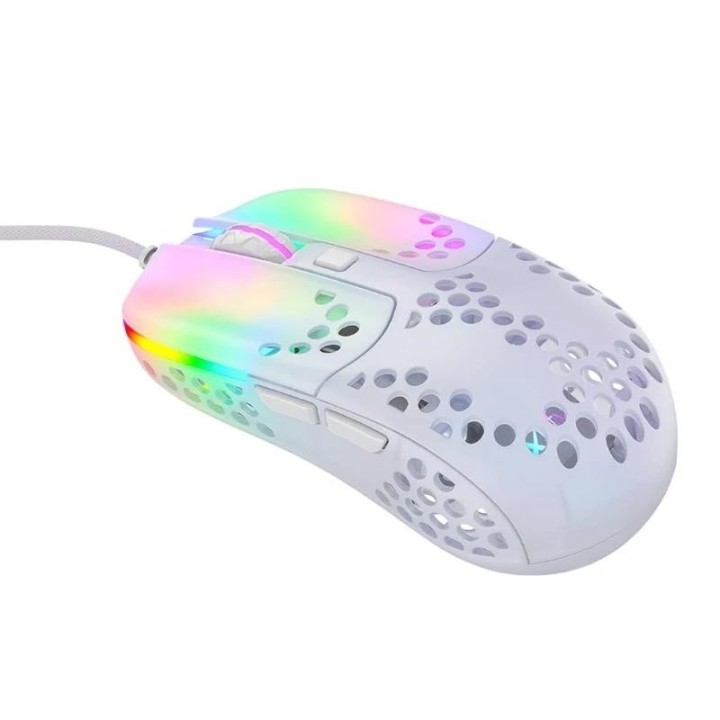 cherry xtrfy raton rgb 400-16.000 dpi usb white