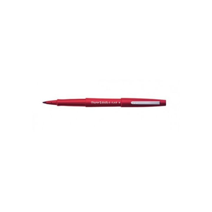 papermate rotulador flair punta fibra nylon rojo papermate s0190993