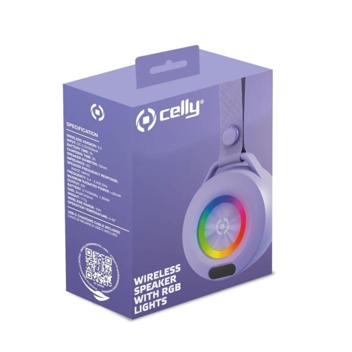 celly altavoz summer violeta