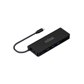 nilox dock usb c 8 en 1 negro