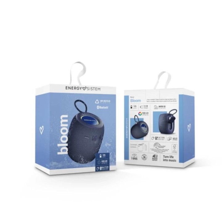 energy sistem altavoz  bloom navy bluetooth