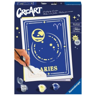 ravensburger kit para pintar con n?meros ravensburger creart serie trend d zodiac: aries