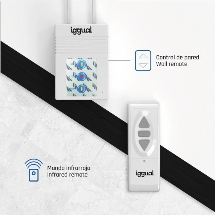 iggual pantalla electrica 16:9 84 184x104 cm
