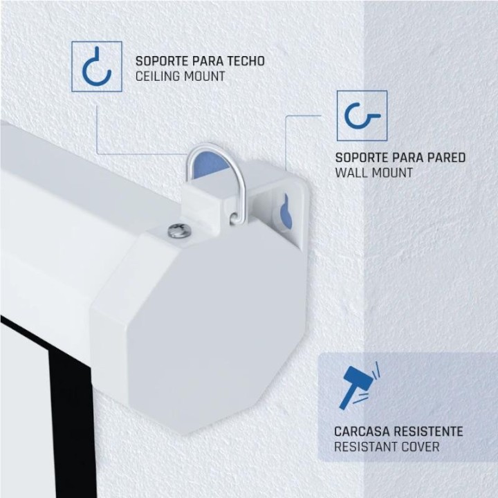 iggual pantalla electrica 4:3 112 200x200 cm
