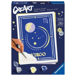 ravensburger kit para pintar con n?meros ravensburger creart serie trend d zodiac: virgo