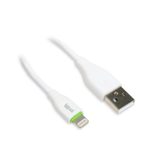 iggual cable usb-a/lightning 100 cm blanco