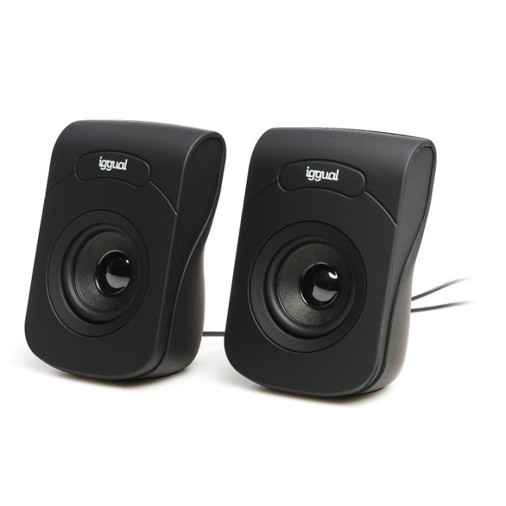 iggual altavoces 2.0 6w mini-jack + usb