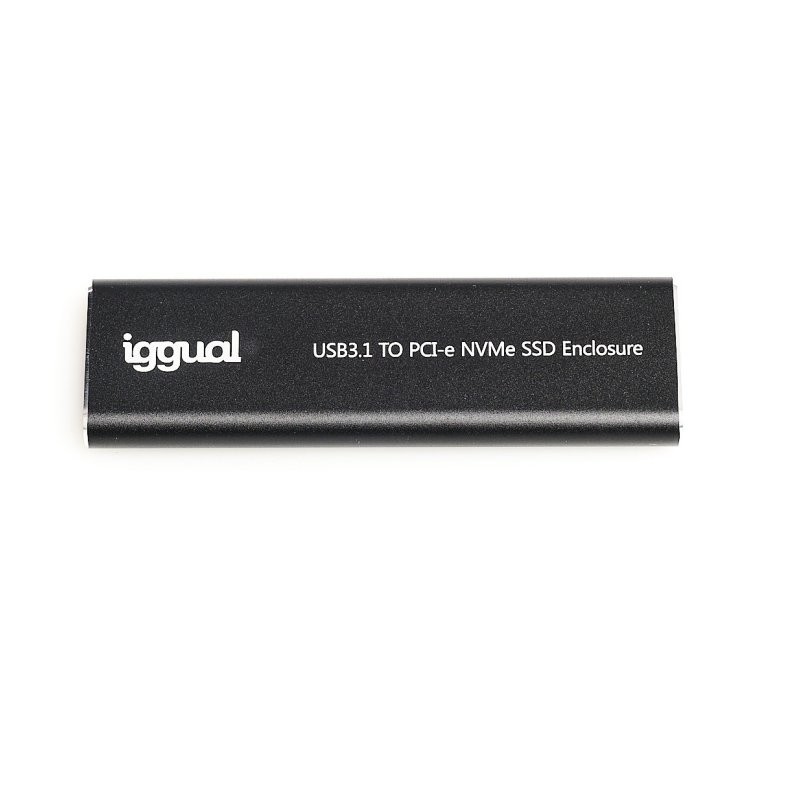 iggual caja externa usb-c 3.1 ssd m.2 nvme y sata