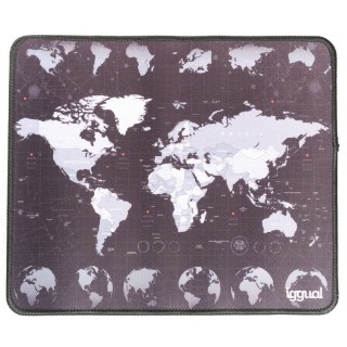 iggual alfombrilla mapamundi raton 30x25 cm