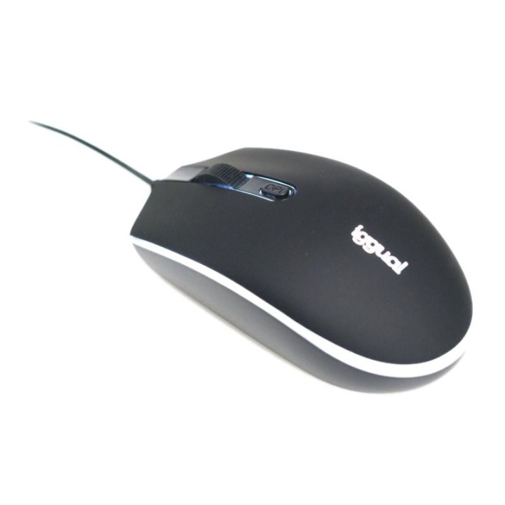 iggual raton optico com-led-1600dpi negro