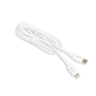 iggual cable usb-c/lightning 100 cm blanco q3.0 3a