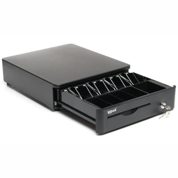 iggual cajon portamonedas iron-10r 38cm 4+5 negro