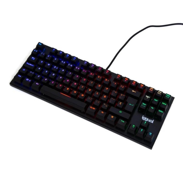 iggual teclado gaming tkl mecanico onyx rgb negro