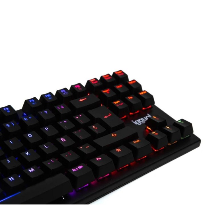 iggual teclado gaming tkl mecanico onyx rgb negro