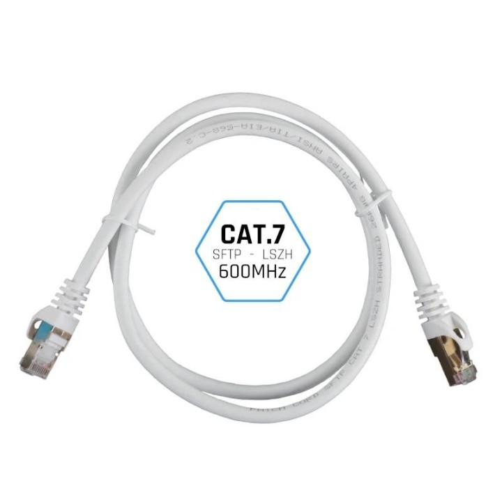 iggual latiguillo cat7 sftp lszh 10 metros blanco