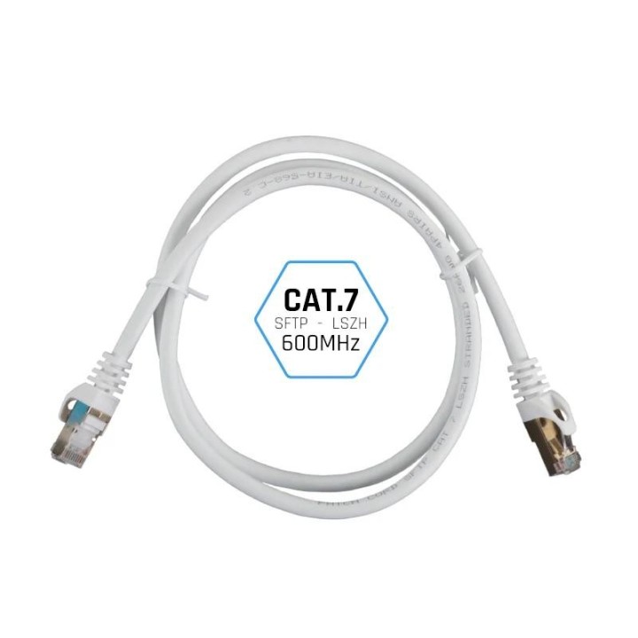 iggual latiguillo cat7 sftp lszh 5 metros blanco